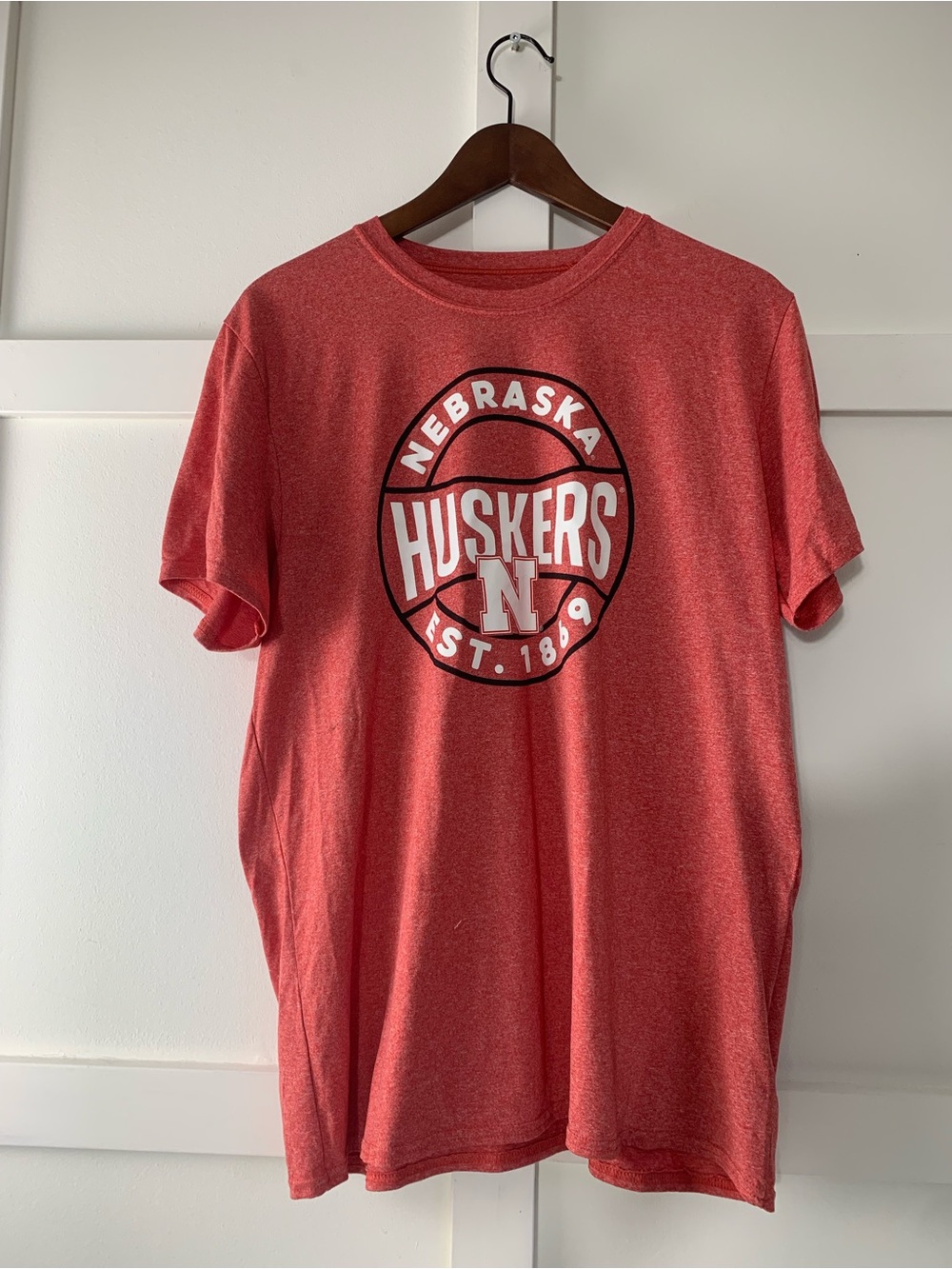 Red Nebraska Huskers College Football Tee